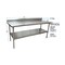 Bk Resources Work Table Stainless Steel Undershelf, Plastic feet 5" Riser 72"x30" SVTR5-7230 - alternate 4